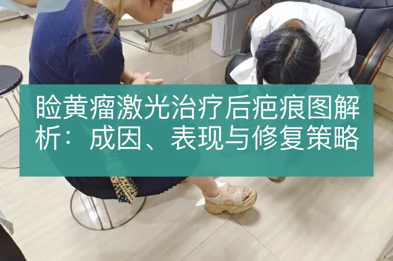 睑黄瘤激光治疗后疤痕图解析:成因、表现与修复策略